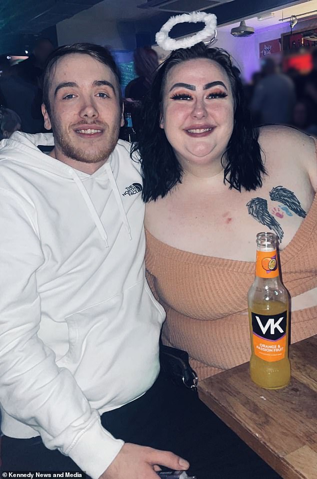 Paige was introduced to partner Matthew when she was at her heaviest