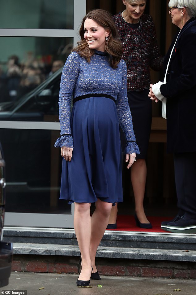 Pregnancy clothing firm Seraphine, which has its flagship store on London's Kensington High Street and is loved by Kate Middleton (pictured), crashed into administration last week