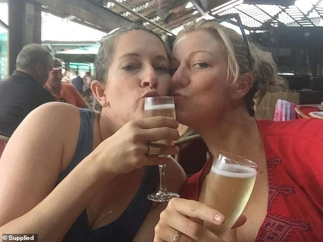 'Alcohol unleashed my extroverted side and gave me a confidence boost,' Kim, now 49, tells me. Growing up in the 1980s, Kim, right, was surrounded by alcohol and drinking daily was normal