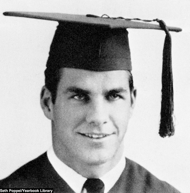 Charles 'Tex' Watson, pictured in his senior year at Farmersville High School in 1964, seemed destined to become an all-American success story