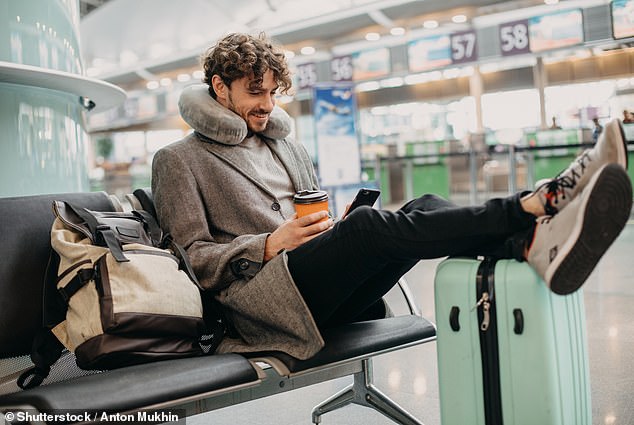 Mr Daniels said travellers should think twice before bringing a neck pillow on board (stock)