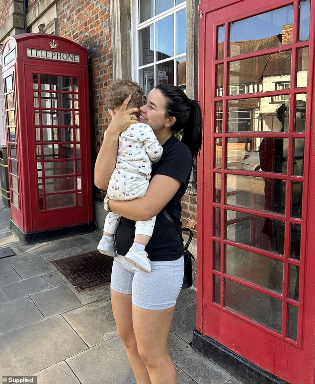 The single mum suffered a placental abruption during labour