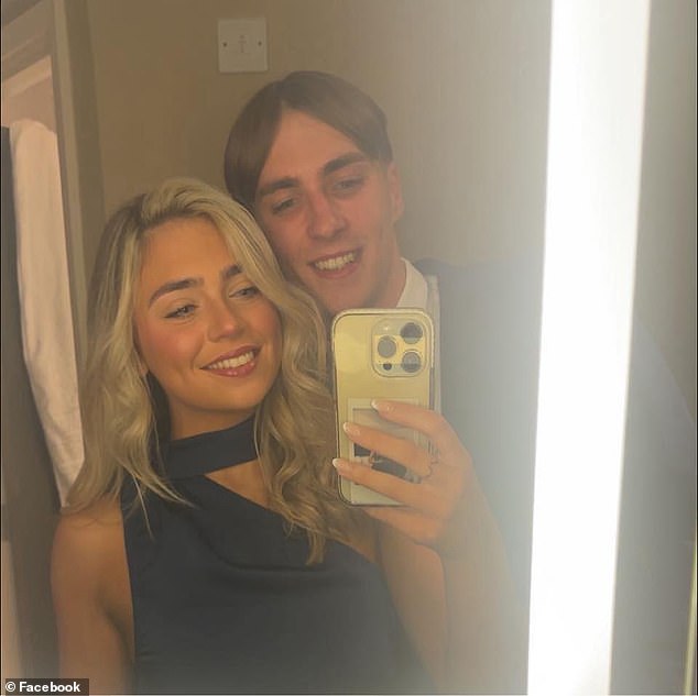 Gary Kelly, pictured right, died on Monday, July 21. He is pictured with his girlfriend, Louise Essery, who remembered him as an 'inspiring' partner