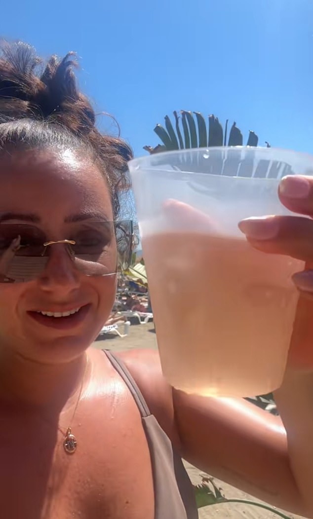 TikToker Nadia Abraham told her followers that she's been visiting Marbella every summer since she was four - and was shocked to find day bed prices have shot up
