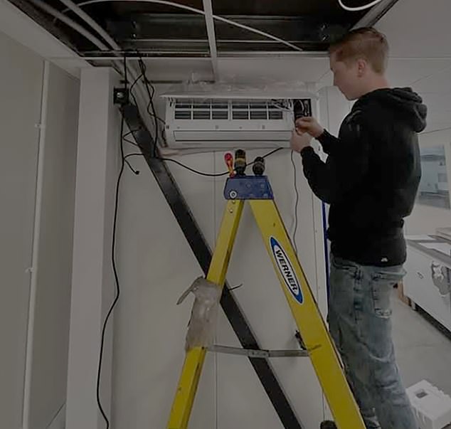 Spencer Cross, 21, director and fitter for air conditioning company SJ Cooling, says a good air conditioning unit can cost as little as £500