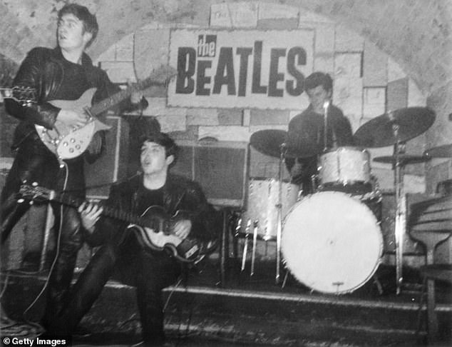 While The Cavern Club may be best known as The Beatles' 'home' (pictured in 1962) the live music bar has hosted a range of legendary stars - including Adele, The Fonz and Jimi Hendrix