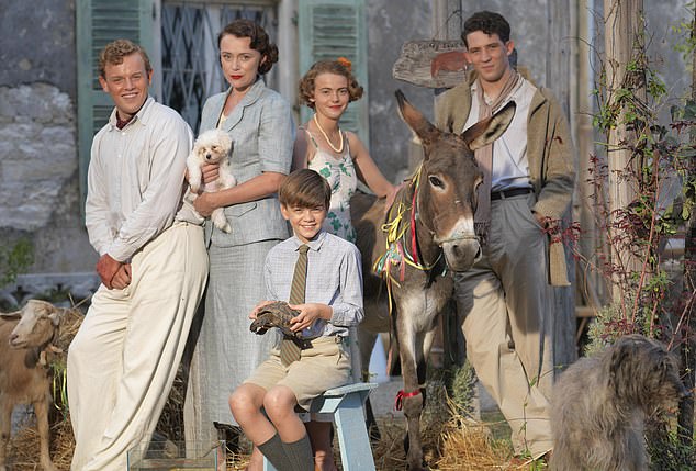 Viewers were particularly charmed by eldest brother Larry, an aspiring writer who was portrayed (by Josh O¿Connor, pictured right) as tall, dark, charismatic and excitingly louche