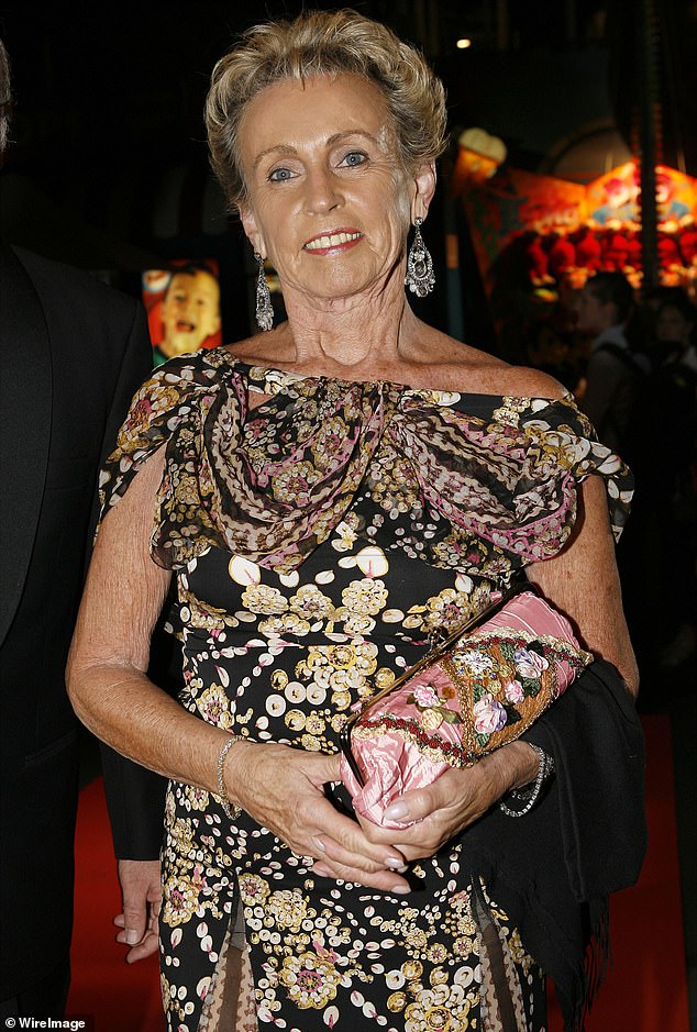 Their marriage lasted just 18 months, with Dannii later revealing in an interview that Julian's mother Sonia (pictured) never approved of their union