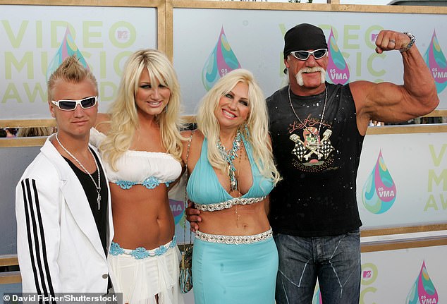 The reality show, Hogan Knows Best, made a star out of Brooke Hogan (second from left, pictured with her family)