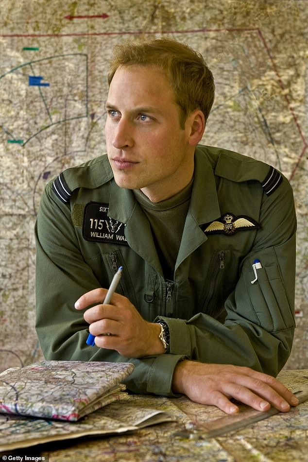 Prince William signed up for 18 months of training at RAF Shawbury in 2009