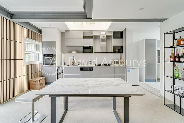 He said spent £1.4m renovating the property in the leafy neighbourhood