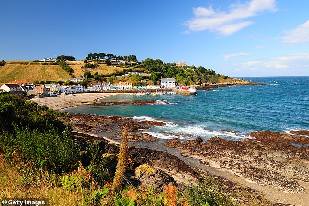 Rozel Harbour in Rozel Bay, Jersey,which is known as 'cancer island' to some hospital workers in Southampton