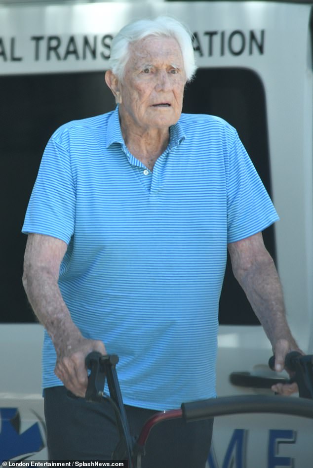 George Lazenby was spotted out in Los Angeles on Friday¿just days after his famous ex-wife revealed he¿s battling dementia