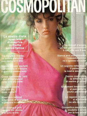 The brunette bombshell also posed for Playboy magazine