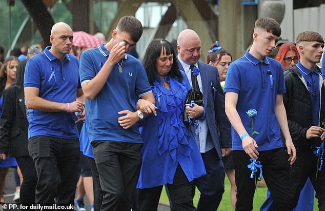 Jay's family and many others laid the 19-year-old to rest at his funeral on August 10, and asked he be allowed to rest in peace without conspiracies spiralling about his death