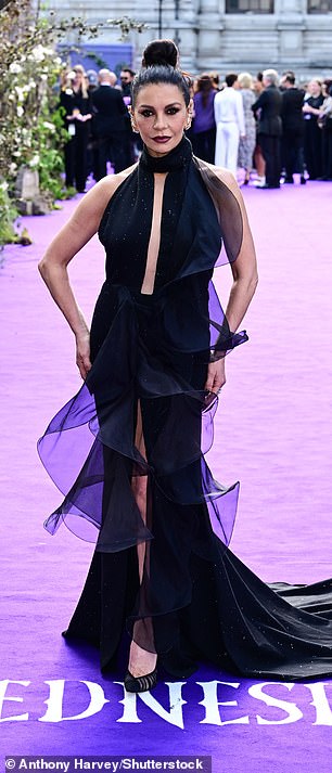 The actress was joined by her co-star Catherine Zeta Jones for the event which took place aptly on Wednesday evening at Central Hall Westminster