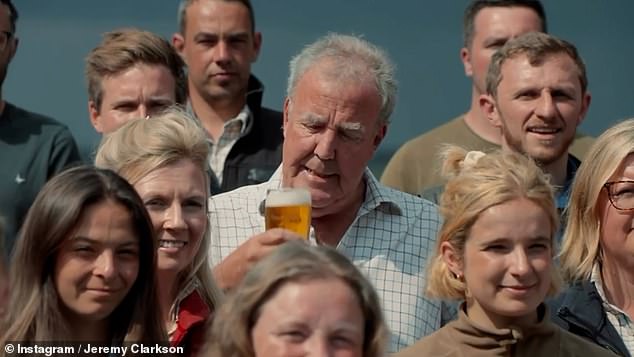 Jeremy Clarkson, 65, has blasted the 'fun police' after his explicit new beer advert was taken down from screens