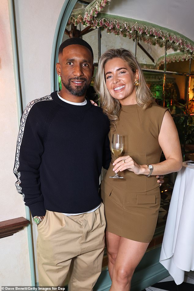 Jermain and Alisha split up in February, MailOnline understands, a year after their relationship was rocked by a cheating scandal (pictured in September)