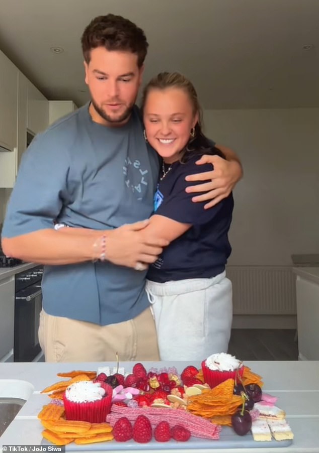The star surprised her boyfriend Chris by returning to England last week, and since they met on Celebrity Big Brother, she's shared how much she's embraced British culture