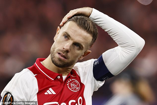 Jordan Henderson will leave Ajax on a free, paving the way for a return to the Premier League