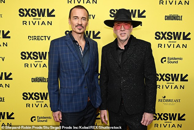 Julian's last public appearance was alongside Nicolas Cage at SXSW in Texas back in March as he looked thin as he promoted The Surfer - he died from lung metastasis as a result of head and neck metastatic cancer