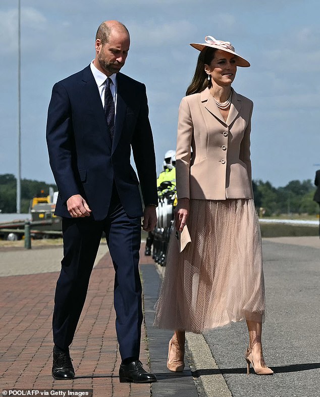 The Princess of Wales paid tribute to French designers in a timeless Dior outfit this morning