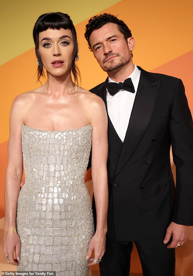 In the wake of the separation, Orlando (right)  whisked himself away to Venice to attend the star-studded nuptials between Jeff Bezos and Lauren Sanchez this past weekend