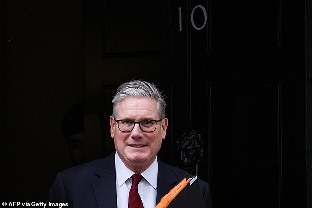 Keir Starmer (pictured earlier this week) was last night accused of an 'obsession with censorship' after it emerged an elite team of police officers will monitor social media posts to quell riots