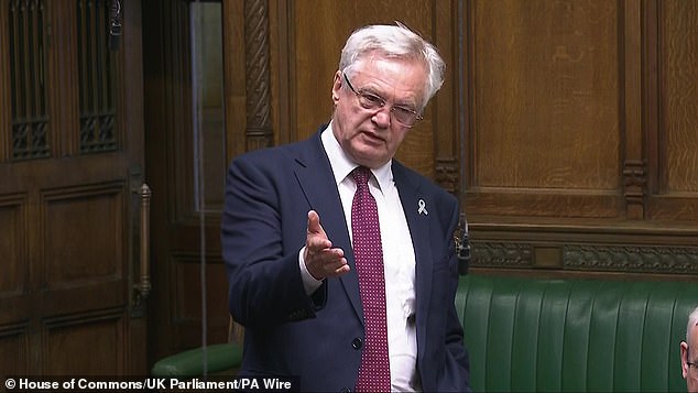 Sir David Davis urged the Prime Minister to think again about the decision to repeal the Northern Ireland Legacy Act, which was designed to end the witch-hunt against British veterans (pictured in April)