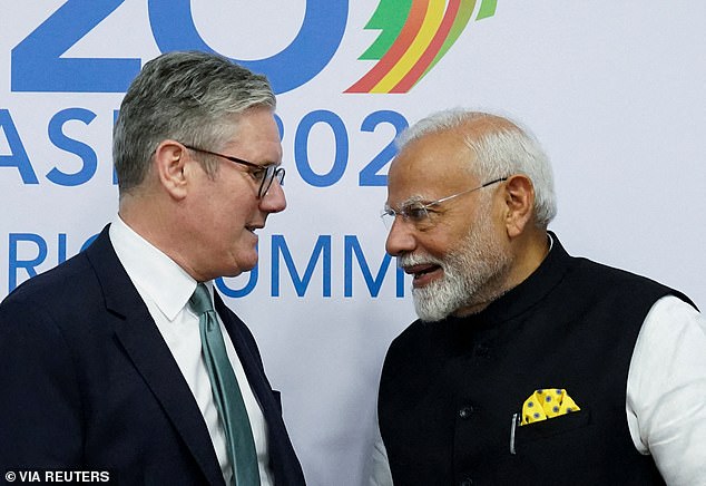 Keir Starmer and Indian counterpart Narendra Modi will seal a package cutting tariffs on an array of exports - including halving duty on whisky
