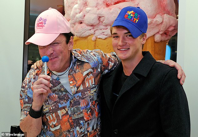 His son Hudson died by suicide in 2022 aged 26 (pictured together in 2011)