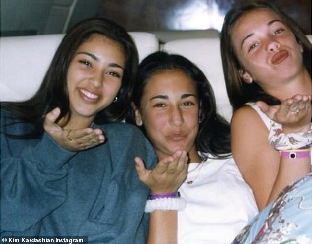 Kim and her 'lifer' pals, which includes Allison Statter, Sarah Meyer Michaelson, Ashley Kassan and Zoe Winkler, all attended Marymount High School in Bel Air