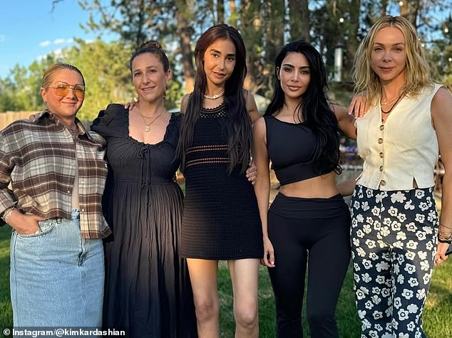 Kim Kardashian is continuing to mourn the heartbreaking loss of her childhood 'lifer' friend, Lindsay May, who died in November following a long battle with cancer