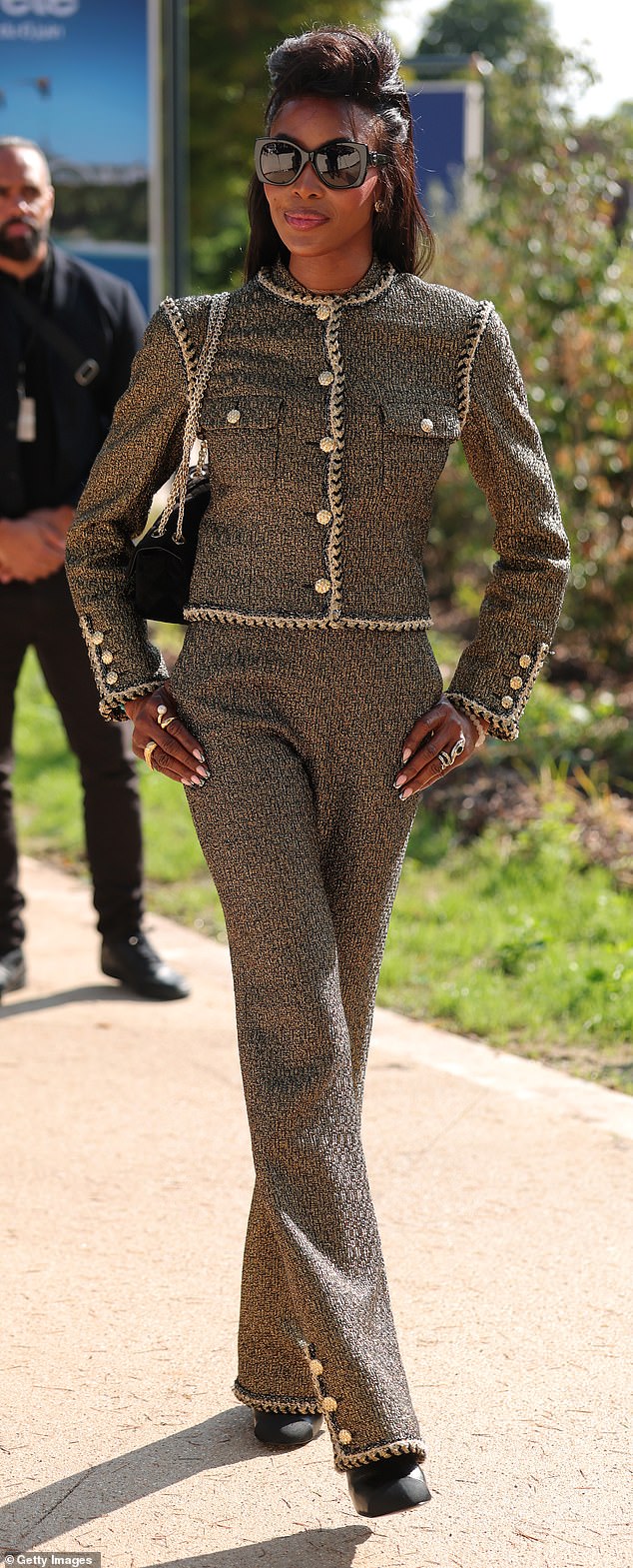 Naomi Campbell found another way to channel Elvis Presley, courtesy of a dramatic pompadour hairstyle unveiled at Chanel’s Haute Couture show in Paris