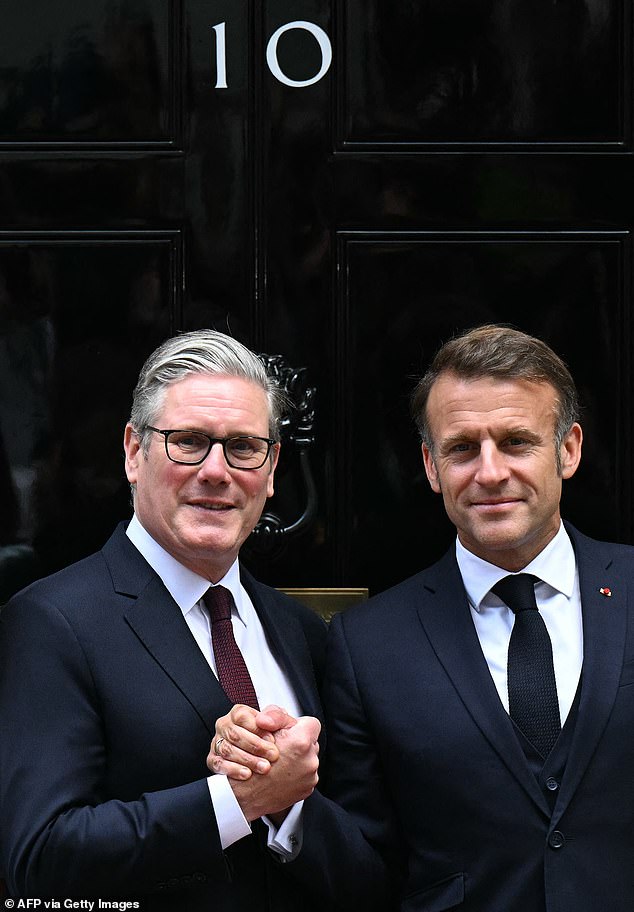 The PM is hoping the French president will commit to a tougher approach to tackling record crossings during his State Visit to the UK.
