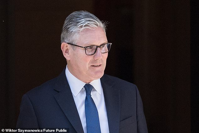Sir Keir Starmer had reduced the deficit with Nigel Farage's party to two points with YouGov.