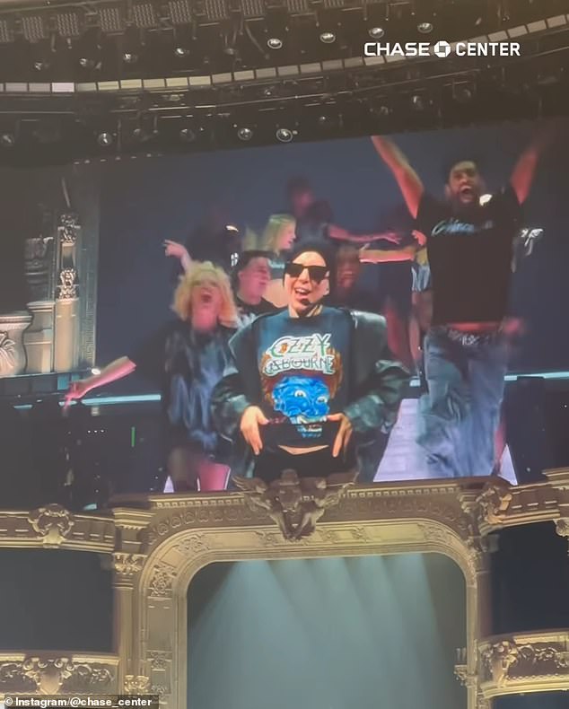 Lady Gaga paid tribute to the late Ozzy Osbourne by closing out her San Francisco show on Tuesday to his song Crazy Train whilst wearing a shirt bearing his name
