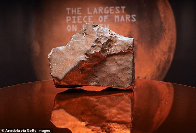 The enormous space rock is expected to fetch £1.5-3 million ($2-4 million) at auction on Wednesday