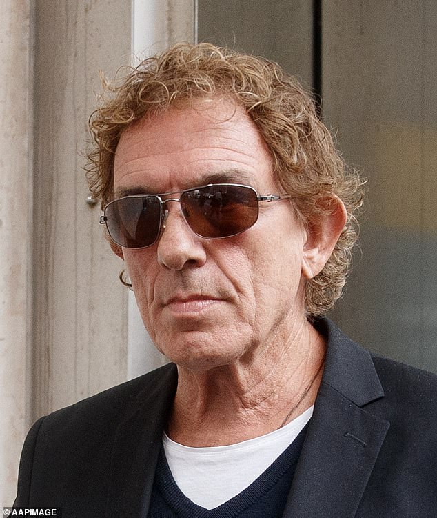 Cold Chisel guitarist Ian Moss was nabbed doing 115km/h in a 100km/h zone last October while driving to Brisbane from Armidale in NSW 's northern tablelands. He is pictured outside court