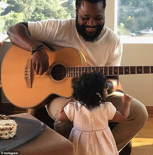 Cosby Show star Malcolm-Jamal Warner was swimming with his eight-year-old daughter when he drowned in Costa Rica. Pictured: Warner with his daughter as a toddler