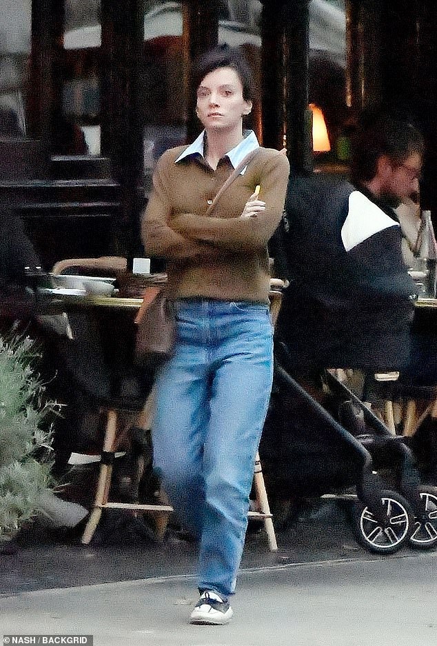 Lily Allen cut a stylish figure as she enjoyed a bike ride through Notting Hill in London on Sunday