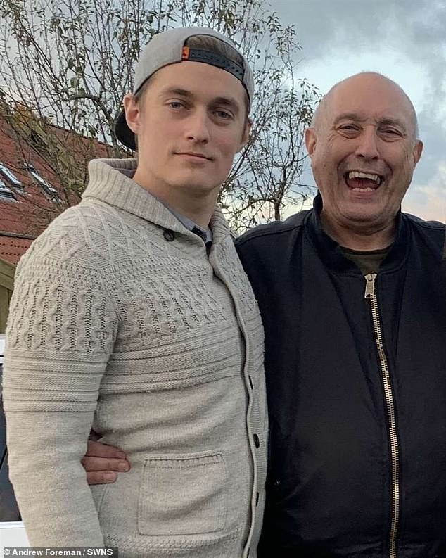 His distraught son Andrew, 31, (left) is adamant that his death was a consequence of the attack