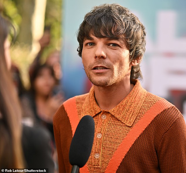 Louis Tomlinson (pictured in 2023) was left stunned as he spotted an unidentified object in the sky on Friday night, before he took to social media to share his concern with fans