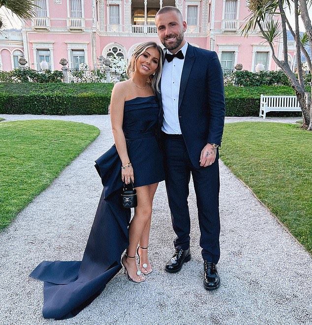 Shaw pictured with his long-term girlfriend Anouska Santos, with whom he has three children