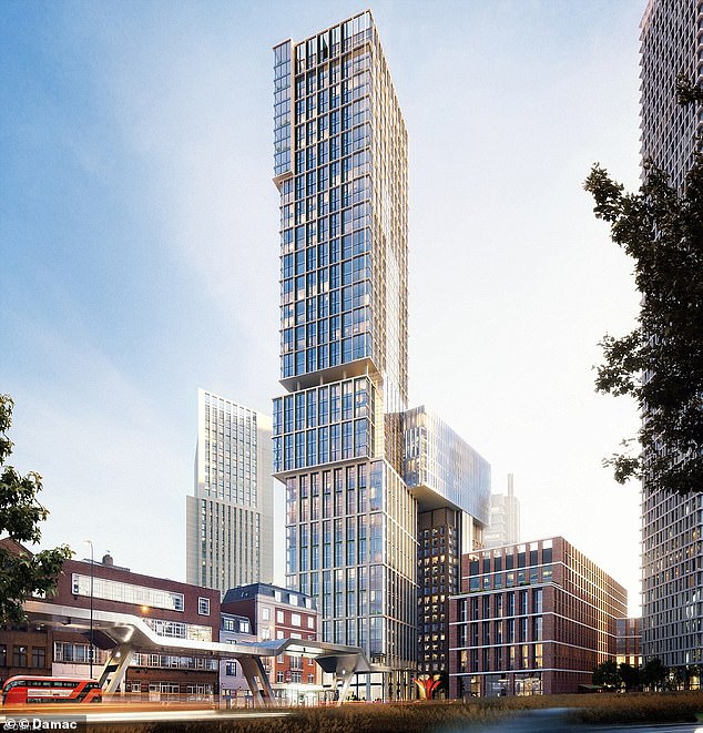Two men have been arrested after a 32-year-old man was stabbed to death in the luxury London skyscraper DAMAC Tower, in Vauxhall