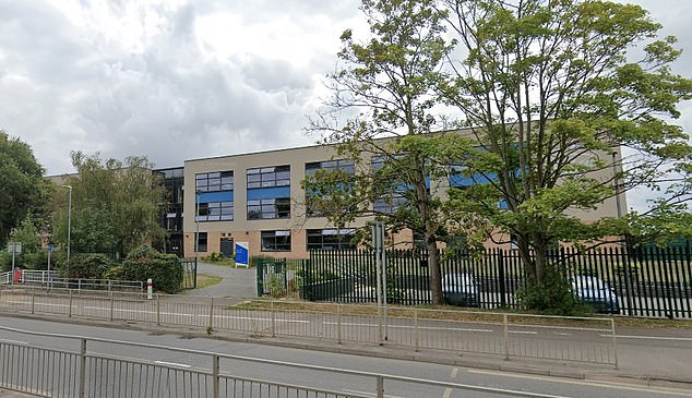 The girl managed to escape after being bundled into a grey Audi close to Mark Hall Academy (pictured) in Essex between 3pm and 3.45pm on Friday, July 4