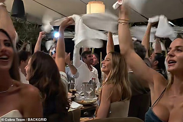 Margot Robbie (pictured) is having the time of her life while enjoying her Euro summer in Italy