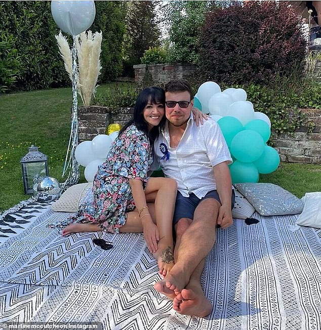 Jenny admitted she pushed her daughter away after suffering an emotional breakdown following the loss of Martine's brother Laurence John (affectionally known as LJ) in 2022 [Martine and LJ pictured together]