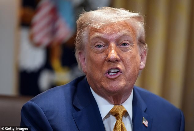 'There’s no amnesty,' Trump said Tuesday. 'What we’re doing is we’re getting rid of criminals, but we are doing a work program'
