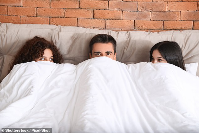 Three in a bed: Evie and her husband opened up their marriage after they stopped trying to have children